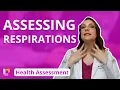 Assessing Respirations - Health Assessment for Nursing Students LevelUpRN