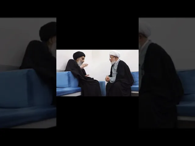 ⁣#السيد_السيستاني في احدث لقاء هو والشيخ#مهدي_الكربلائي
