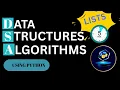 Day 3 Python Lists Master Lists in Just 5 Minutes DSA RamyaGadicherla0416