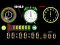 0 86 400 seconds timer in 1000x 24 hours countup timer alarm 2160p
