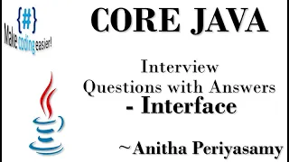 Java Interview Questions with Answers - Interfaces