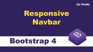 Responsive Navbar with Dropdown in Bootstrap 4 Bootstrap Tutorial