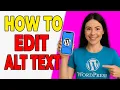 How To Edit The Alt Text Of An Image In WordPress Quick Setup 2026