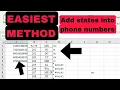 How to Add States from Phone Numbers Using Area Codes in Excel VLOOKUP Tutorial