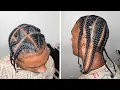 Men Pop Smoke Braids Cornrow Hairstyle Tutorial