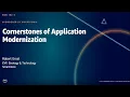 AWS Summit DC 2021 The cornerstones of application modernization