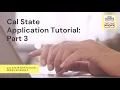 Cal State App Tutorial Part 3