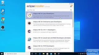 How to Setup Eclipse IDE on Windows For Java Development install Java JDK