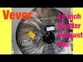 Vevor shutter exhaust fan