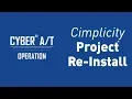 Cyber When How to Re-Install Cimplicity Project