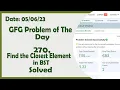 Find the Closest Element in BST C GFG Daily Problem