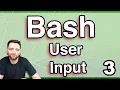 Variables and User Input - Bash Programing Tutorial 3