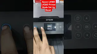 Epson L4160 L4260 Printer Mode Set Jig Reset Epson Service Printersupportsoftware 