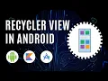 Recycler View in Android Studio Android Recycler View Tutorial In Kotlin Hindi