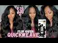 Affordable Flip Over Quick Weave Install Tutorial Beauty Supply Store Hair