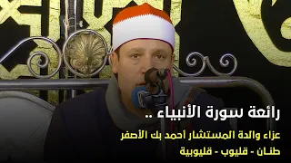 الشيخ حجاج الهنداوى رائعة سورة الأنبياء من عزاء والدة المستشار أحمد الأصفر طنان قليوبية 