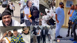 nairamarley zinoleesky and sammy larry welcomed by 5 000 nigerians full video