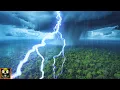 Download Lagu Rainforest Thunderstorm with Rain, Thunder and Jungle Animal Noises for Sleep, Relaxation | 12 Hours