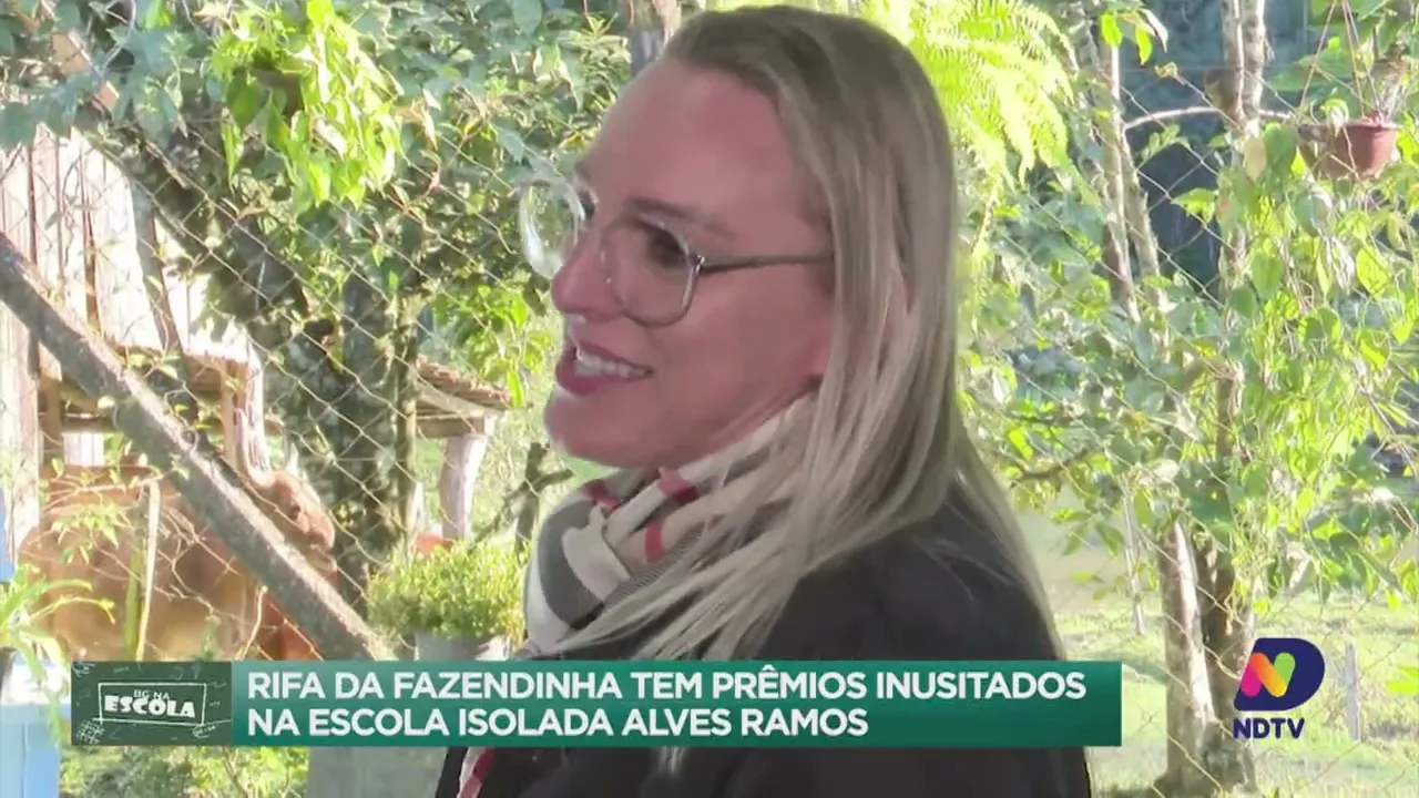 BG na Escola: rifa da fazendinha tem prêmios inusitados na Escola Isolada Alves Ramos
