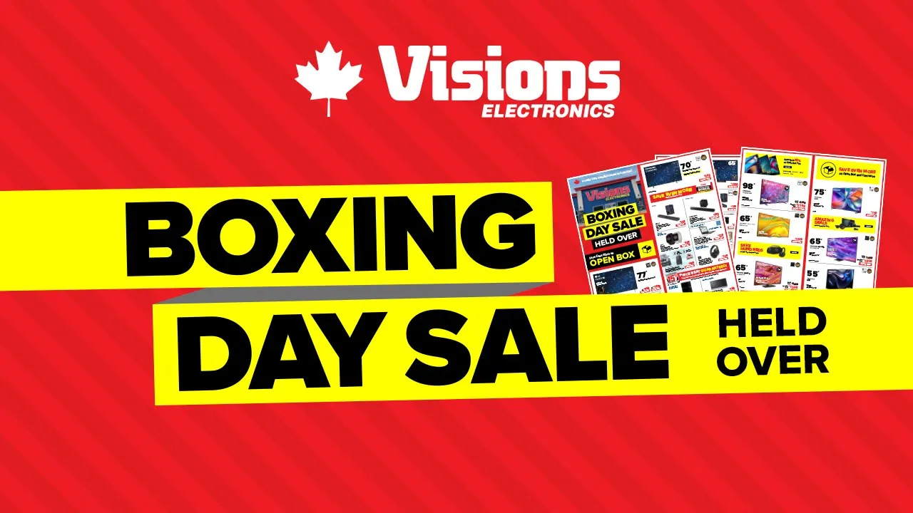 Visions Electronics — Visions Electronics — Boxing Day Sale (YouTube video ad)