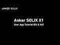 Anker SOLIX X1 - User APP Tutorial AU