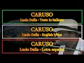 Download Lagu CARUSO - Lucio Dalla 1986 (Letra Español, English Lyrics, Testo in italiano)