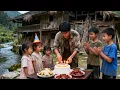 Lagu 【一家七口隐居深山】小四宝宝迎来生日，爸爸买蛋糕庆祝，孩子们开心极了#农村生活#vlog#山居生活