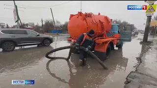 В Омске за ночь выпала половина декадной нормы осадков