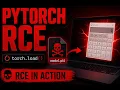 torch load Opens Calculator Pickle RCE PoC Demo