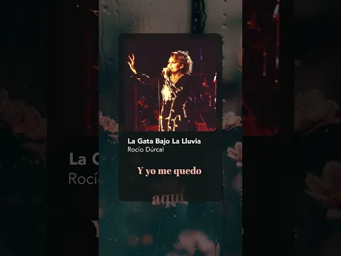 Bajo La Lluviaaa💙🌧️#rociodurcal #paratiii #ladurcal