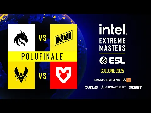Video Thumbnail: IEM COLOGNE 2025 - POLUFINALE - Team Spirit vs NaVi | Team Vitality vs MOUZ