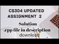 cs304 assignment 2 Correct Solution Fall 2021