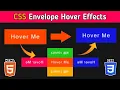 CSS Envelope Hover Effects CSS Effects CSS Button Hover Effect