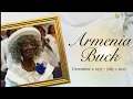 Celebration of Life for Armenia Buck