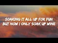 Adele - I Drink Wine (Lyrics)
