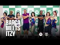 Download Lagu When K-pop Meets Football: FC Barcelona Players Meet ITZY 🇰🇷🫰