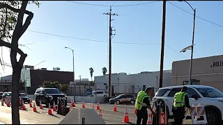 DUI checkpoints East Hollywood CA