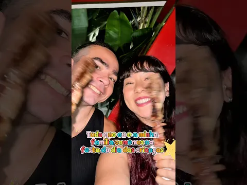 Tudo que eu e a minha família comemos na festa do dia das crianças 😋🍿
