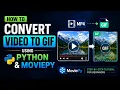 How to Convert to GIF Using Python MoviePy MP4 to GIF Python Tutorial