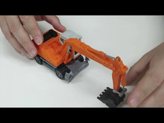 Excavator (Print-in-Place articulated) video thumbnail