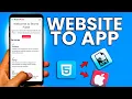 How to Convert a Website into an App Convert HTML to APK and iOS App