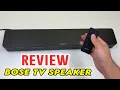 My Review of the Bose TV Speaker Soundbar