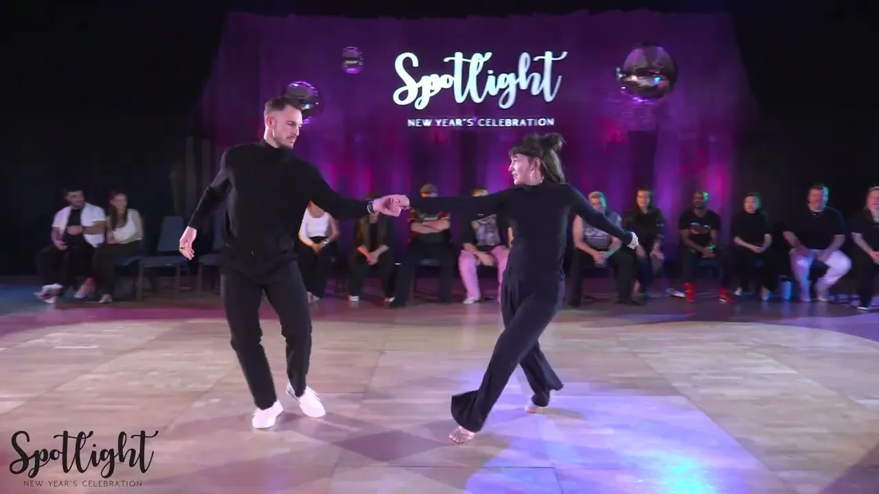 Spotlight New Year's Celebration 2025/2026 Open Strictly Swing Dillon Luther & Lindsay Mistretta