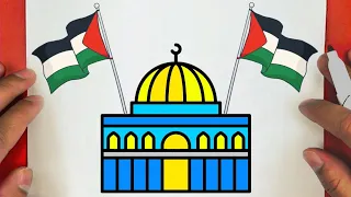 رسم عن فلسطين رسم فلسطين رسم سهل فلسطين رسم علم فلسطين رسم سهل تعليم الرسم للمبتدئين 