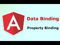 Data Binding in Angular Property Binding One Way Binding