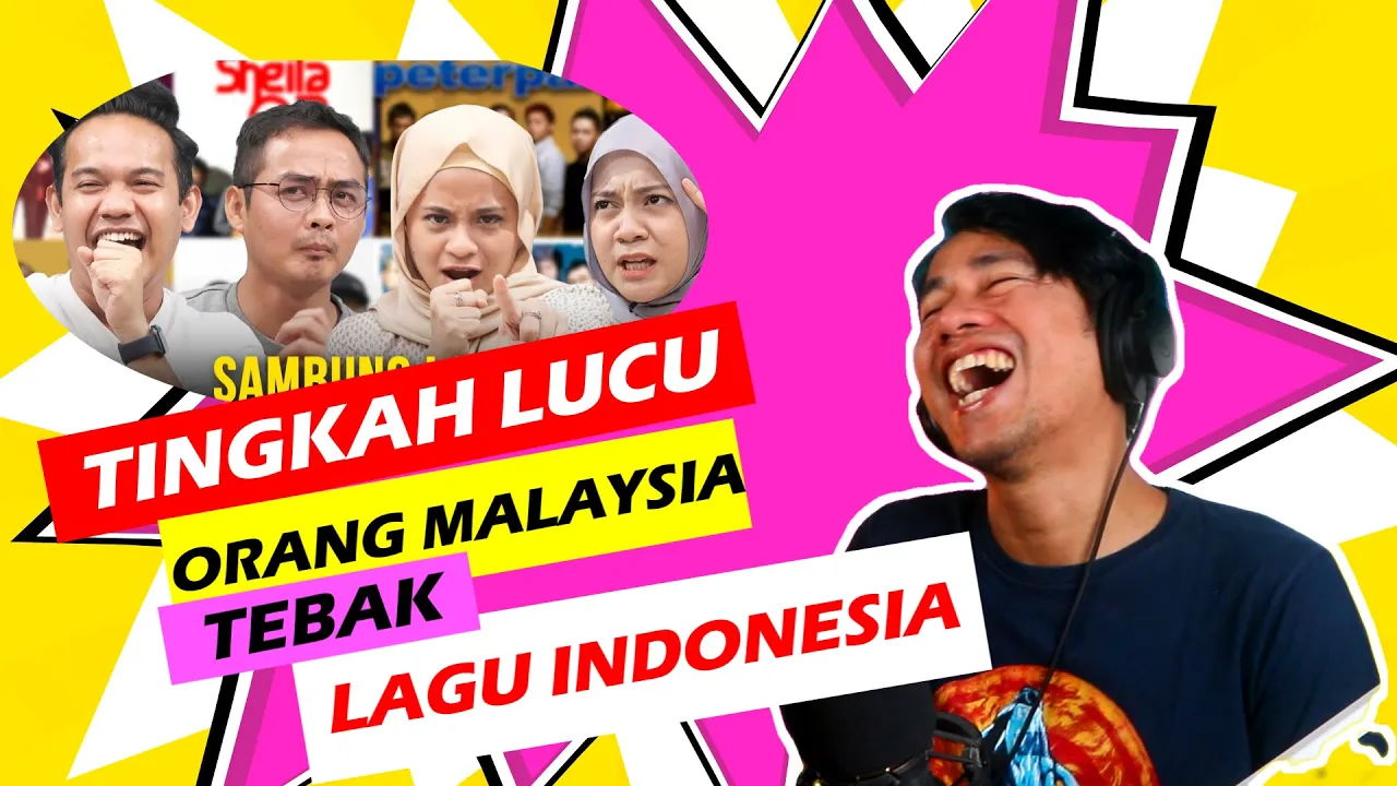 HAA 😂😂 BEGINI JADINYA KALAU ORANG MALAYSIA TEBAK LAGU INDONESIA !! Sambung Lagu itu indo band 3.0
