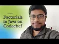Small Factorials in Java on Codechef