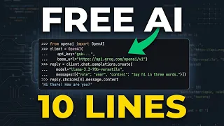 Python Project Build Your Own AI Chatbot 10-Line ChatGPT Beginner 2026