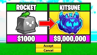 Download Trading From Rocket to Kitsune in Blox Fruits! MP3