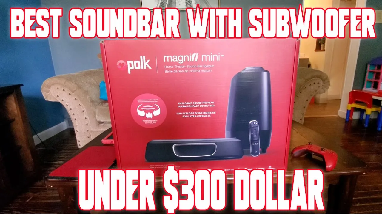 Best Sound Bar With Subwoofer Under $300 Dollars - Polk magnifi mini